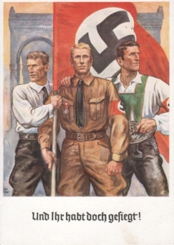 Upomínková pohlednice 1938 95 001 D ● - Propaganda
